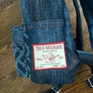 True Religion | Bags | True Religion Blue Geometric Backpack  display picture 1